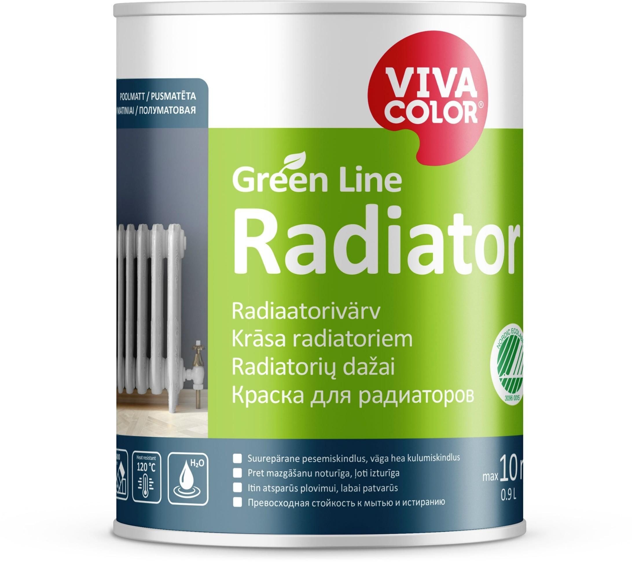 VivaColor PAINT GREEN LINE RADIATOR A 0,9L