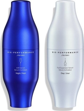 Shiseido Set Shiseido: Bio-Performance Infill, Anti-Ageing, Night, Serum, For Face, 30 ml + Bio-Performance Full Exapansion, Anti-Ageing, Day, Serum,