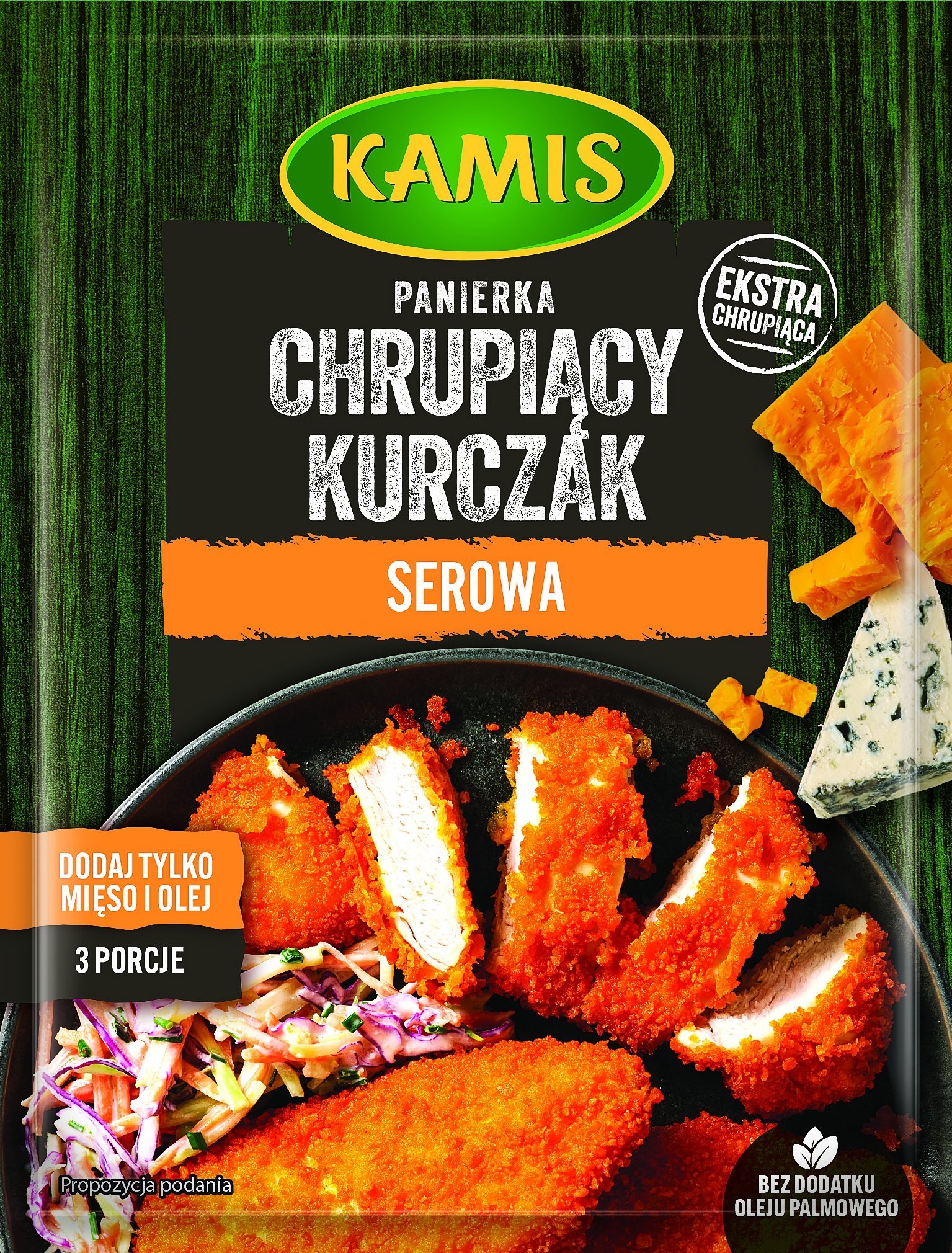 Kamis Kamis Panierka Chrupiący kurczak serowy 70 g