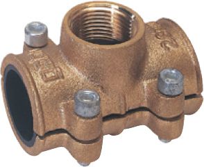 Gebo Obejma mosiężna dwudzielna 22mm x 1/2" (04.621.60.2201)