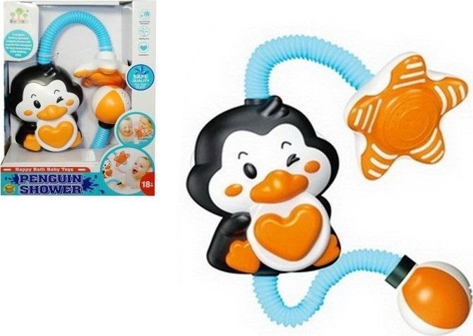 Zabawka do kąpieli pingwin z prysznicem