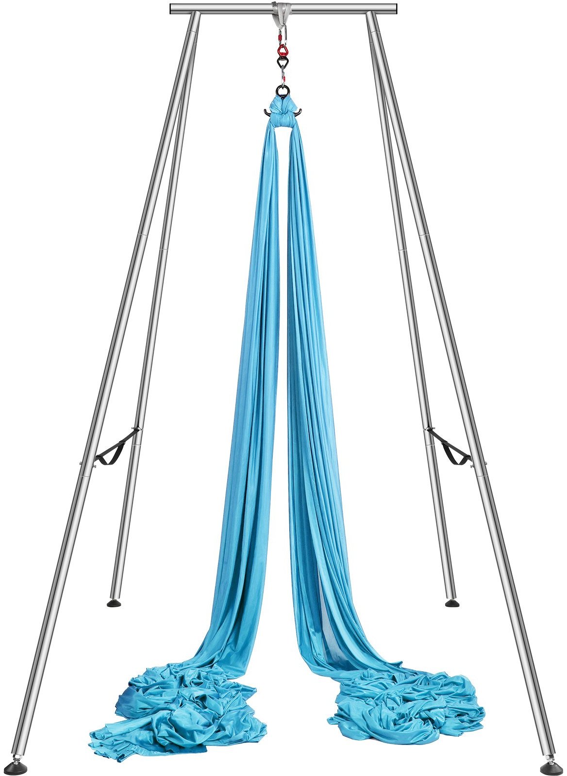 Stojak z Hamakiem Aerial Yoga Niebieski