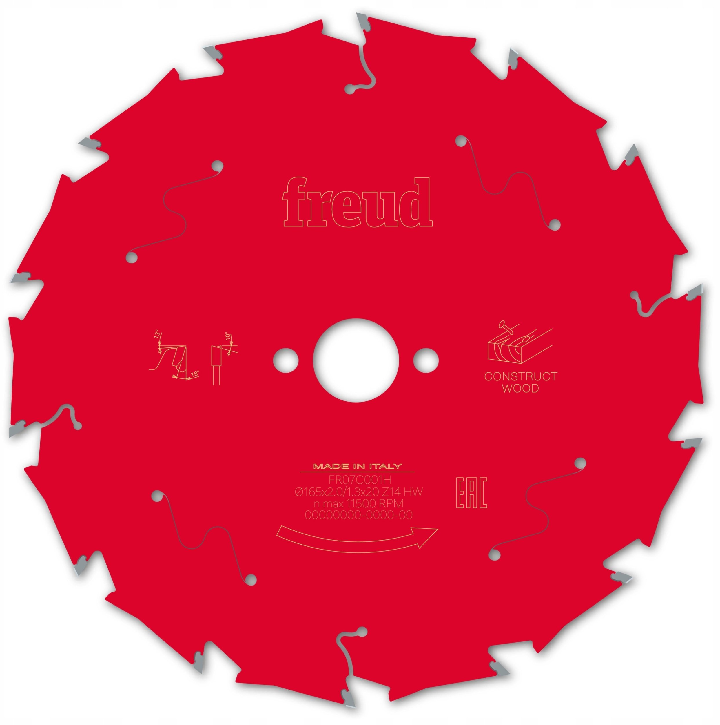 Tarcza Pil. FR07C001H 165X20-14