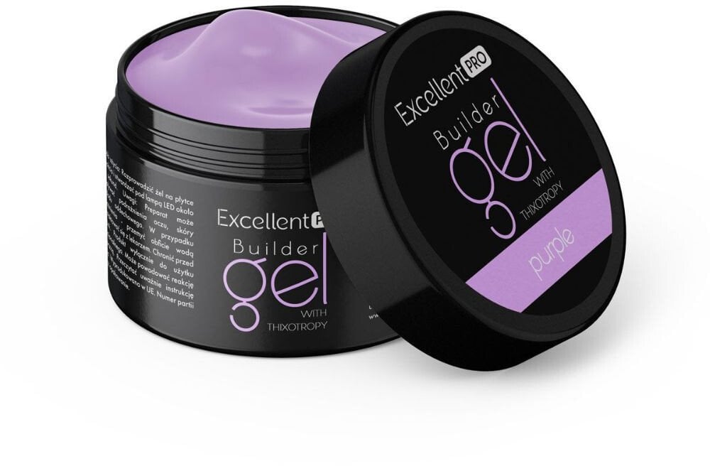 Excellent PRO Builder Gel With Thixotropy żel budujący Purple 50g
