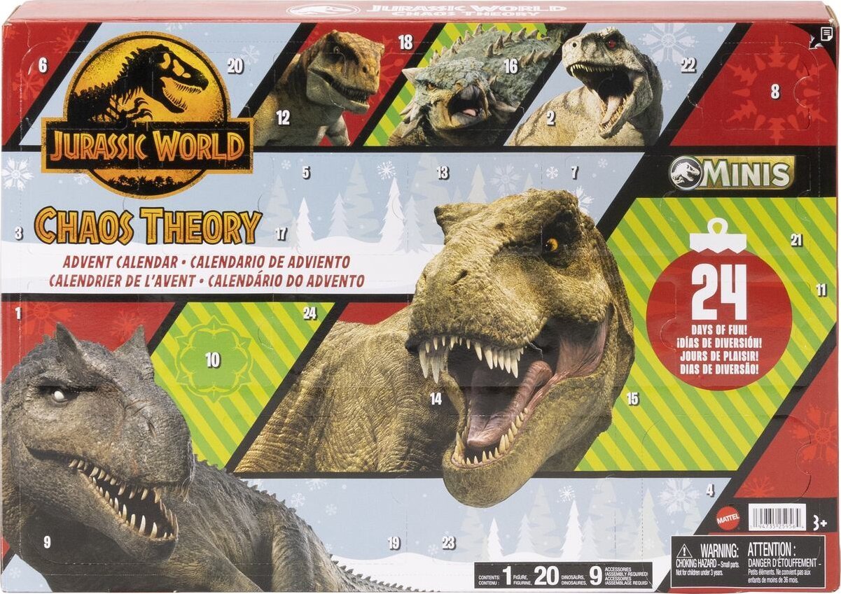 Kalendarz adwentowy Mattel Jurassic World Kalendarz adwentowy (JBG37)