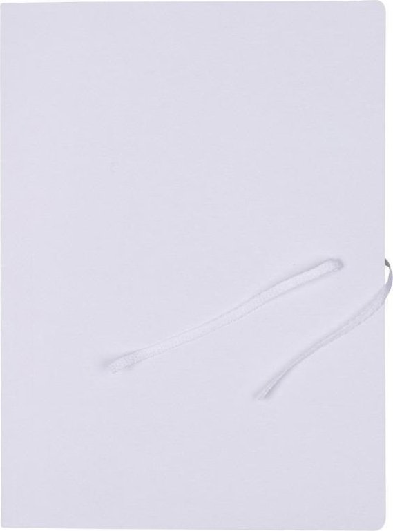 Teczka wiązana A4 biała