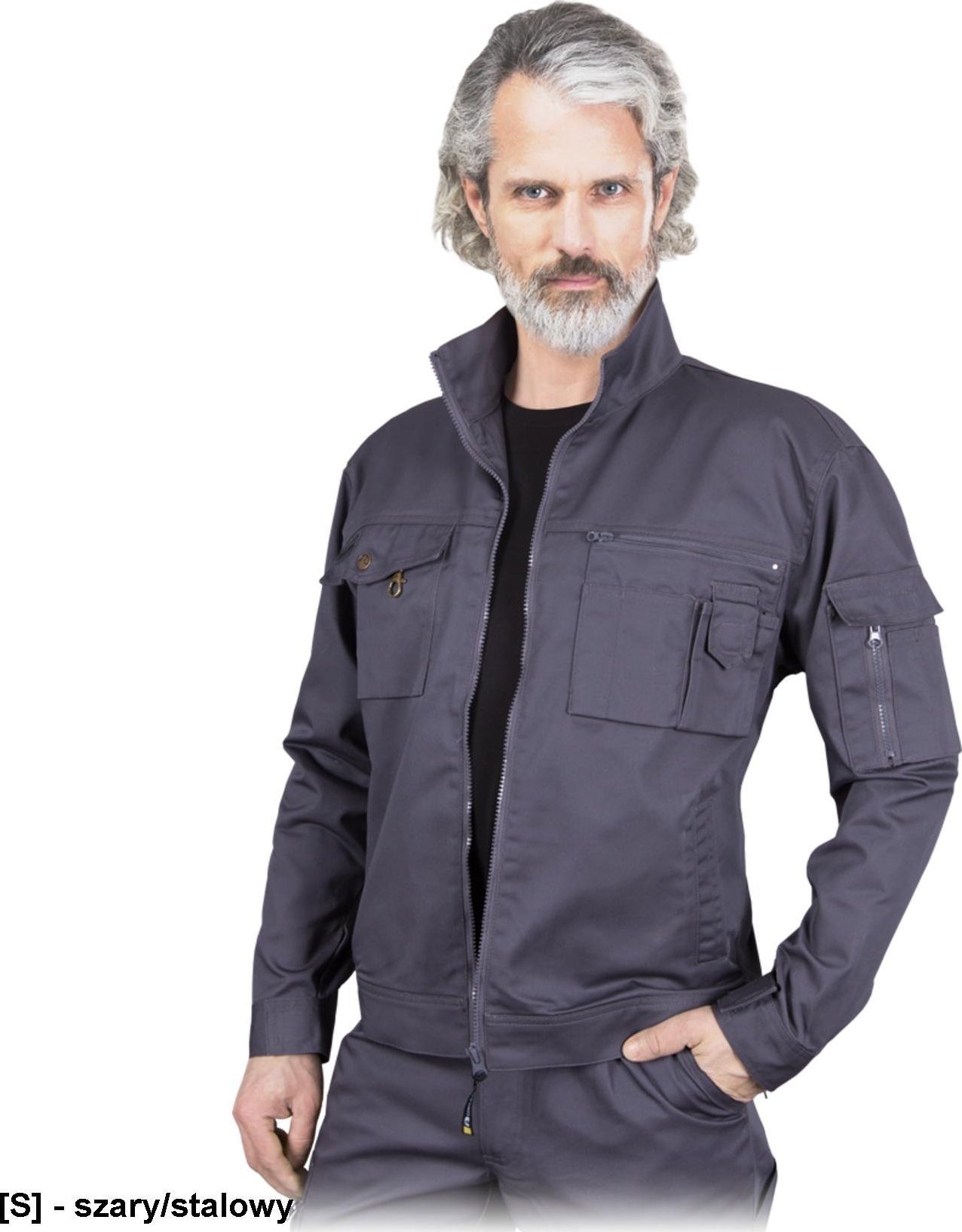 R.E.I.S. LH-WILSTER - odzież ochronna - szary/stalowy M