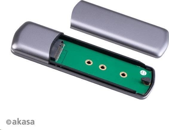 Kieszeń Akasa AKASA externí box pro M.2 SATA/NVMe SSD, USB 3.2 Gen 2, 10Gb/s, hliník