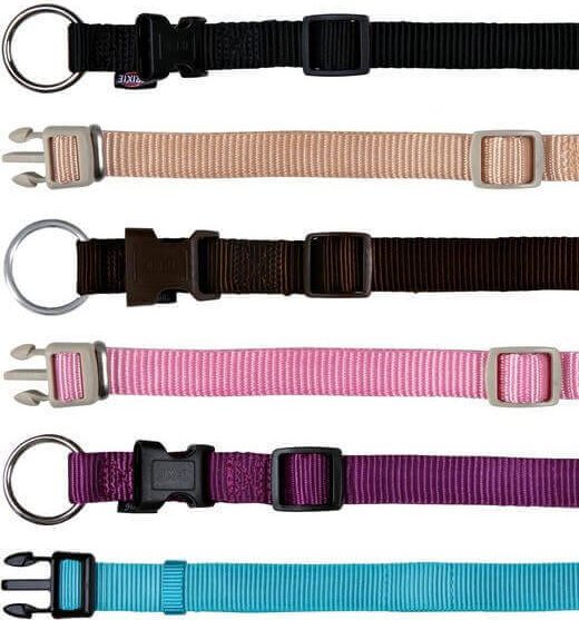 Trixie OBROŻA NYLON 30-45cm/15mm CZARNA