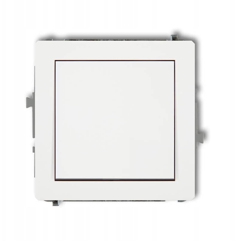 DECO Mechanizm łącznika schodowego (jeden klawisz bez piktogramu), biały mat 25DWP-3.1