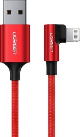 Kabel USB Ugreen USB-A - Lightning 1 m Czerwony (UGR1459)