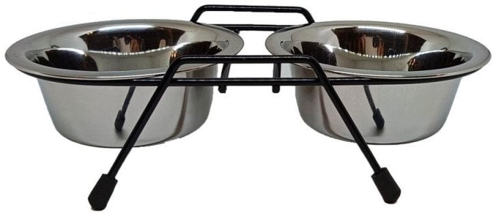 DOUBL BOWL METAL WITHSTAND HOPPY 2X0.9L