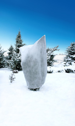 Kaptur ochronny 60x80cm 50g/m2 biały wiązany 3 szt.