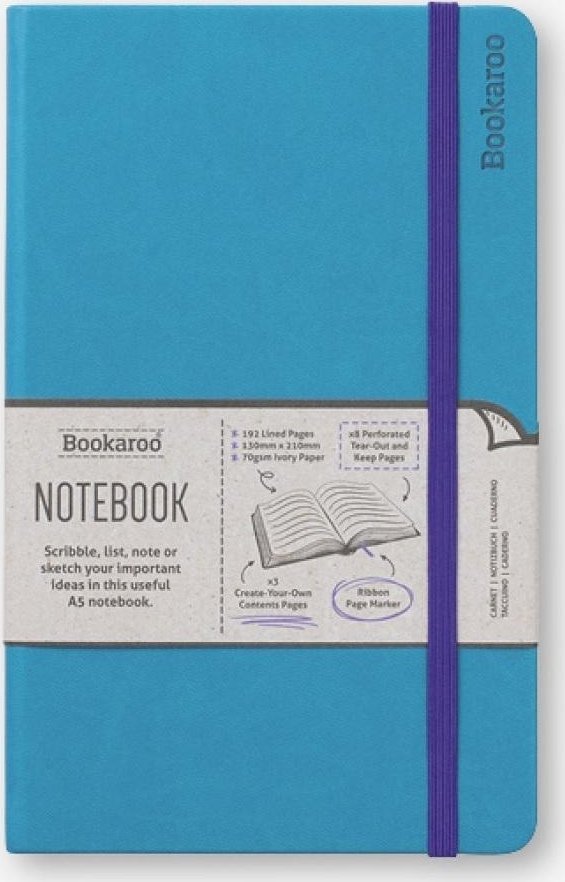 Bookaroo Notatnik Journal A5 - Turkusowy