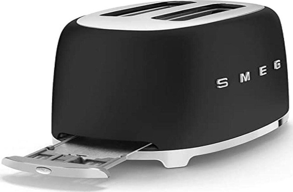 Toster Smeg Smeg Toaster TSF01BLMEU 950W matt black
