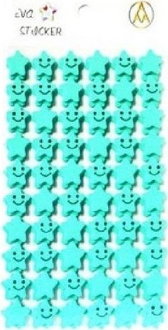 Stiker Gwiazdka piankowy miętowy