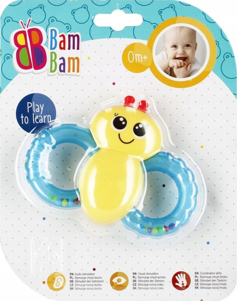 BamBam BAM BAM GRZECHOTKA PSZCZOLKA 16X20X4 B/C 24/48