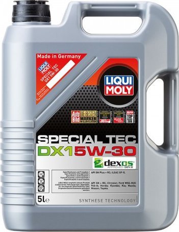 LIQUI MOLY OLEJ LIQUI MOLY 5W30 5L SPECIAL TEC DX1 / DEXOS1 GEN2 / WSS-M2C 946-A / GF-5
