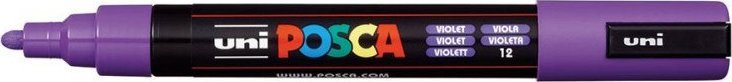 Uni MARKER PLAKATOWY UNI POSCA PC-5M FIOLETOWY