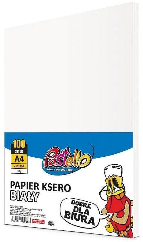 Papier ksero A4 80g 100 arkuszy biały