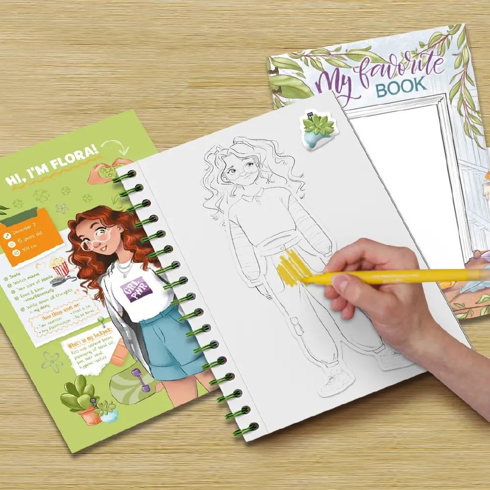 Zestaw kreatywny Flora