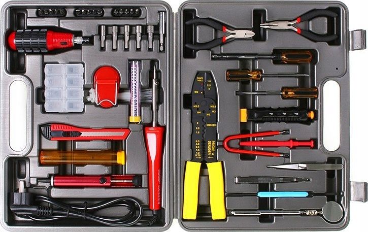 Zestaw narzędzi komputerowych 61 elementów (GTK-486B)