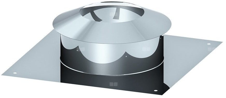 PRZYKRYCIE WYLOTU KOMINA STAL NIERDZ. 80/125