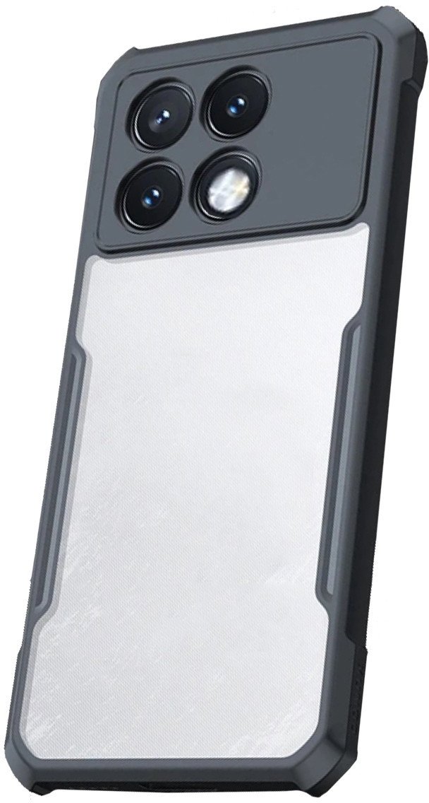 Etui Bezbarwne z Czarną Ramką Corner-X do Xiaomi Redmi Note 13 5G