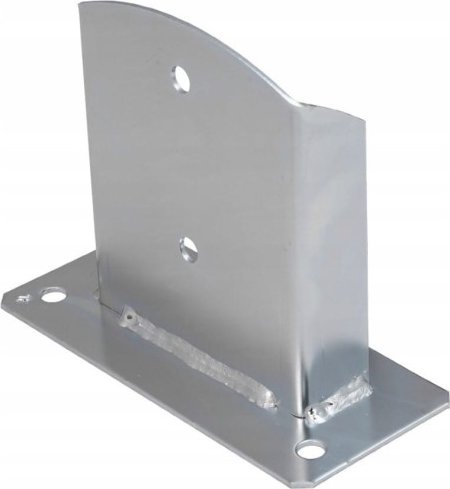 Domax Podstawa słupa 102x150x2,5mm cynk galwaniczny