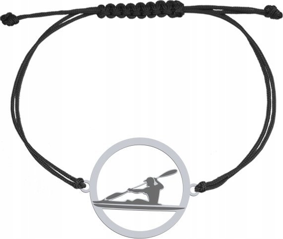 Radziszewska Jewellery Srebrna Bransoletka Kajakarstwo GRAWER GRATIS