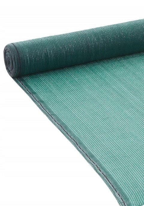 SIATKA CIENIUJĄCA 62% MASKUJĄCA 1,5x50m OSŁONA NA PŁOT OGRODZENIE ZIELONA +UV