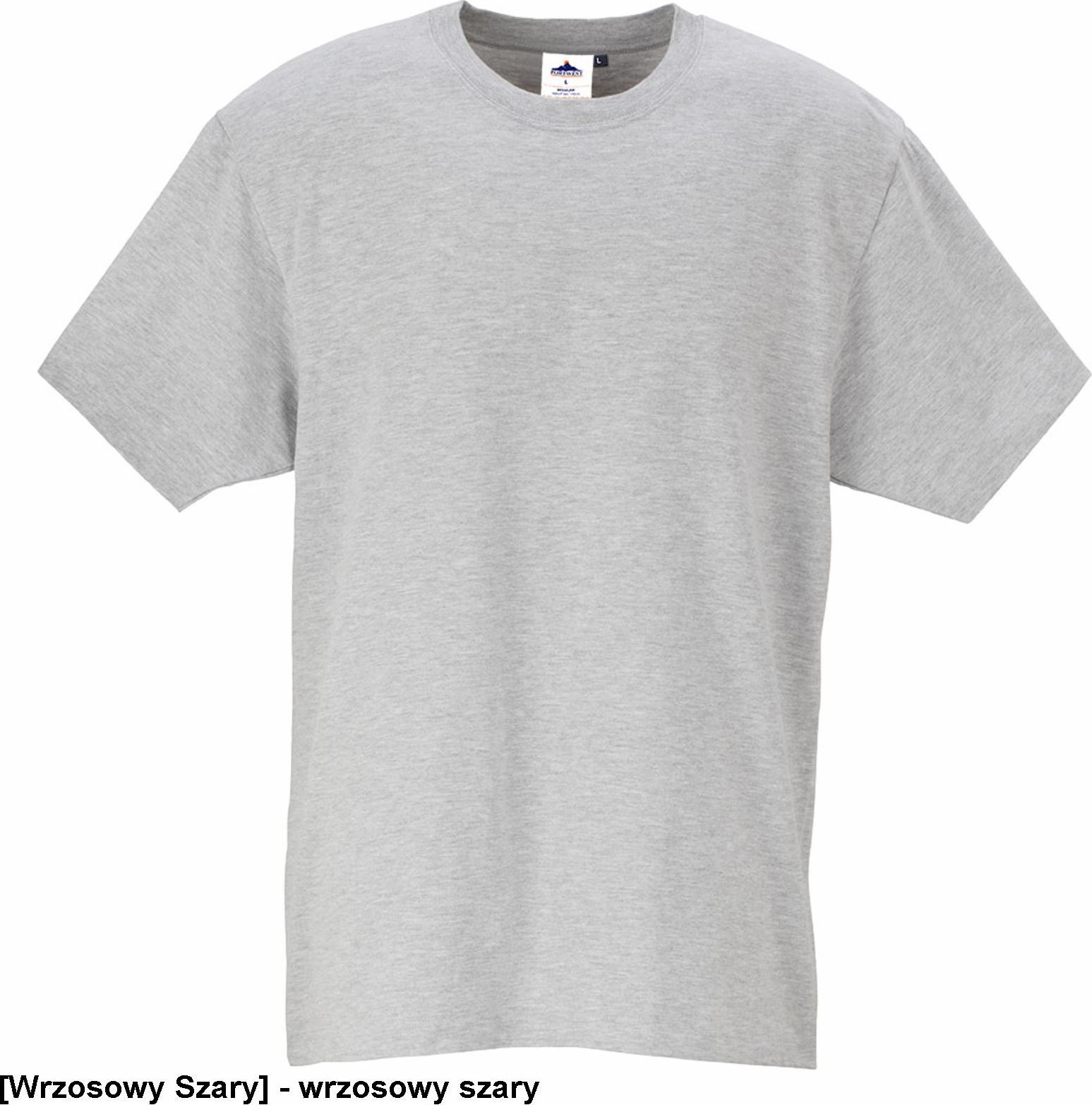 Portwest B195 - T-shirt Turin Premium - wrzosowy szary XL