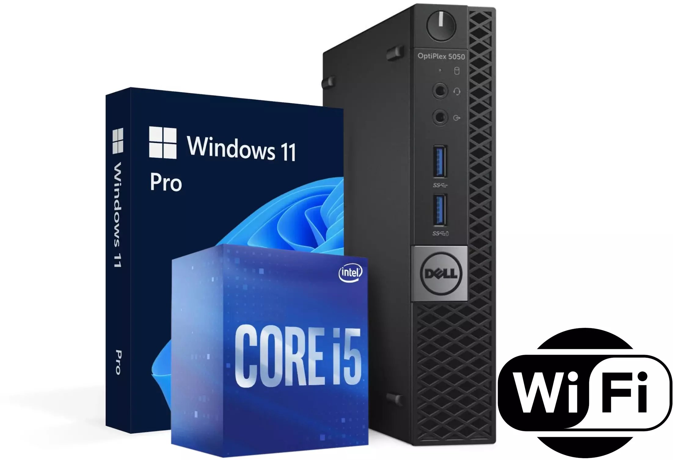 Dell Optiplex 5050 MFF i5-7500T 8 GB 256 GB SSD Windows 11 Professional