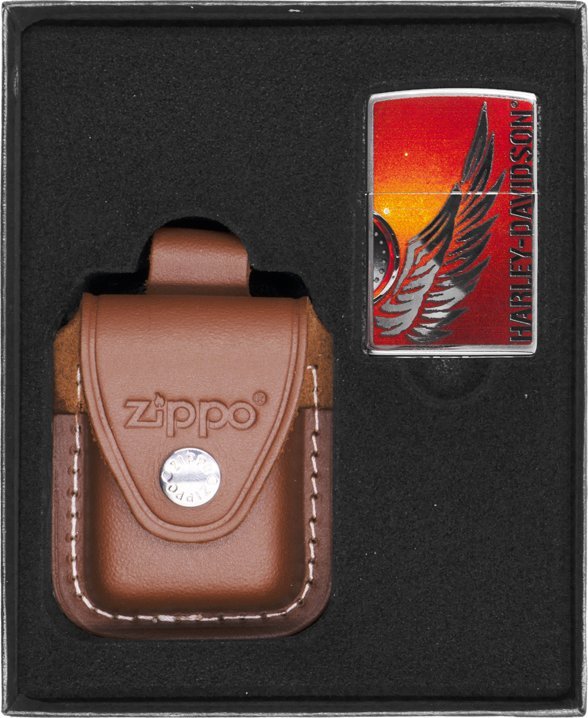 Zestaw ZIPPO Zapalniczka HIGH POLISHED CHROME NO 4 Prezentowy No2