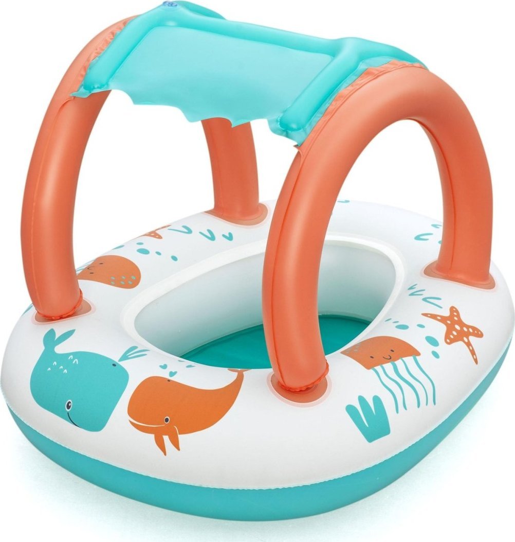 Ponton Życie Wodne z Daszkiem 84x67 cm BESTWAY