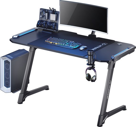 Biurko Ultradesk Space XXL V2 Czarne 144 cmx70 cm