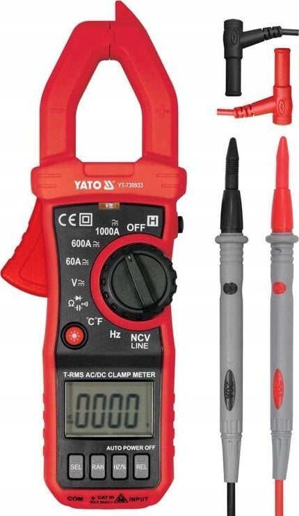 Yato YATO MIERNIK CĘGOWY T. RMS AC/DC 10MA-1000A