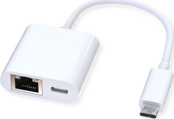 Adapter USB Roline Konwerter ROLINE USB 3.2 Gen 2 na Gigabit Ethernet, 1x port PD
