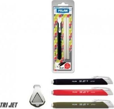 Milan Gumka mechaniczna Tri Jet + 2 gumki MILAN