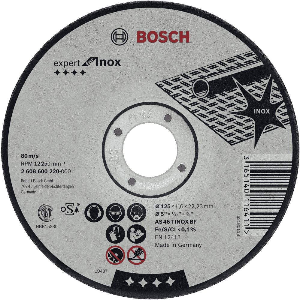 Bosch tarcza T41 125/2,0/22 INOX B (2608600094)