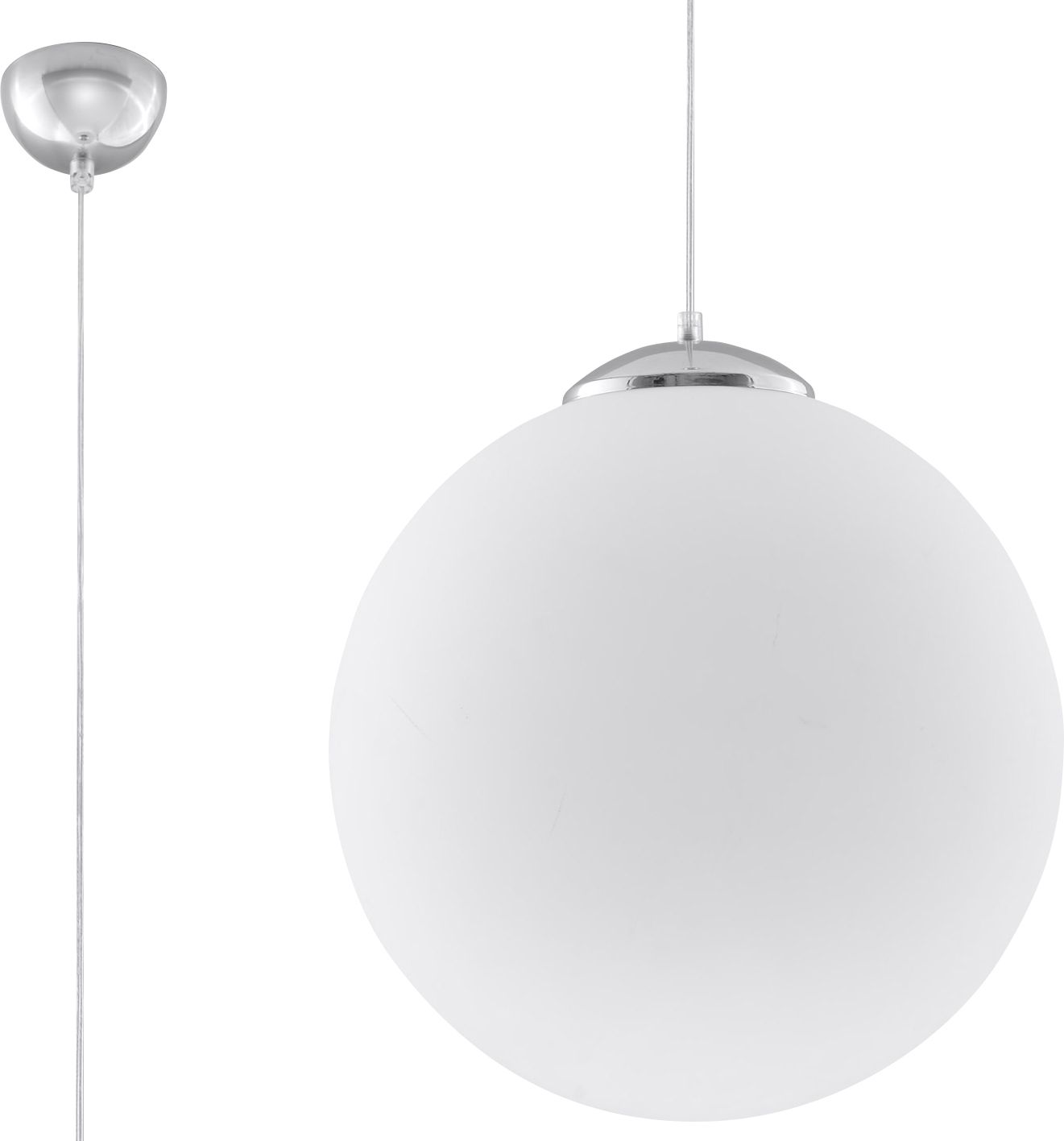 Lampa wisząca Sollux Ugo nowoczesna chrom (SL.0264)