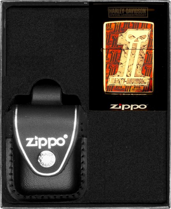Zestaw ZIPPO Zapalniczka HARLEY DAVIDSON ONE Prezentowy No3