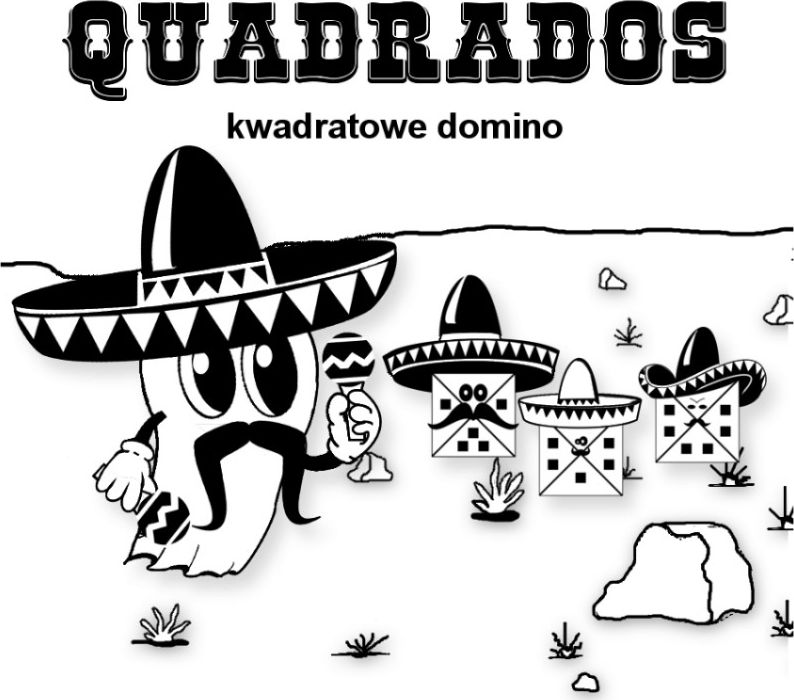 QUADRATOS 48 KAFELKÓW KWADRATOWE DOMINO