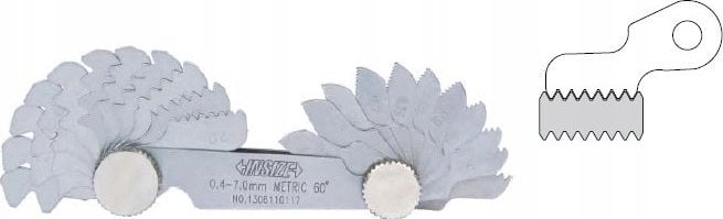 Insize WZORZEC GWINTU. MWGc METR/CAL UNIFIED 60' (30SZT)