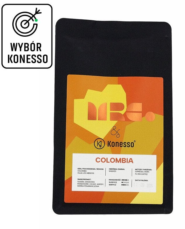 Kawa ziarnista MRC & Konesso Kolumbia Excelso 250g