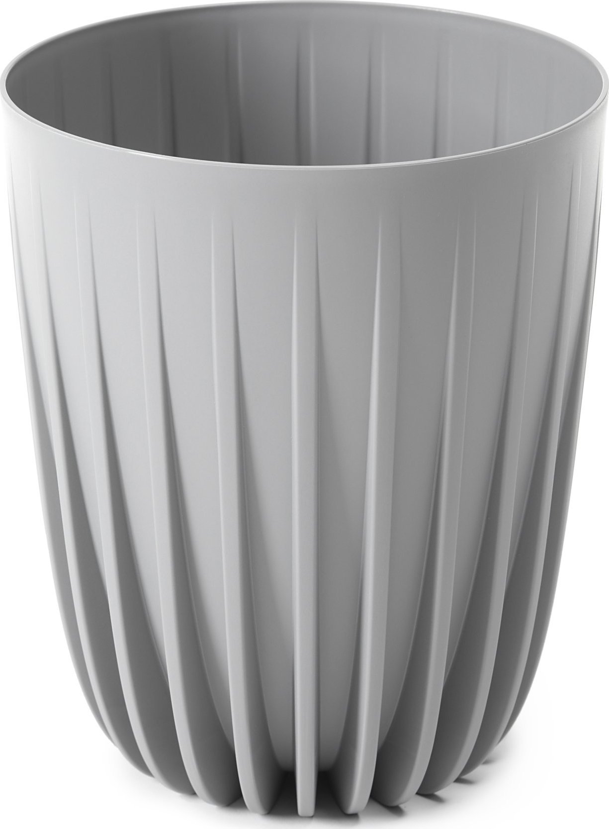 Lamela Doniczka okrągła MIRA LA911-27, Kolor Szary, Lamela, Wymiary 39x46 cm