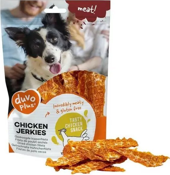 Duvo+ Duvo+ Przysmak dla Psa Paski Kurczaka 100g