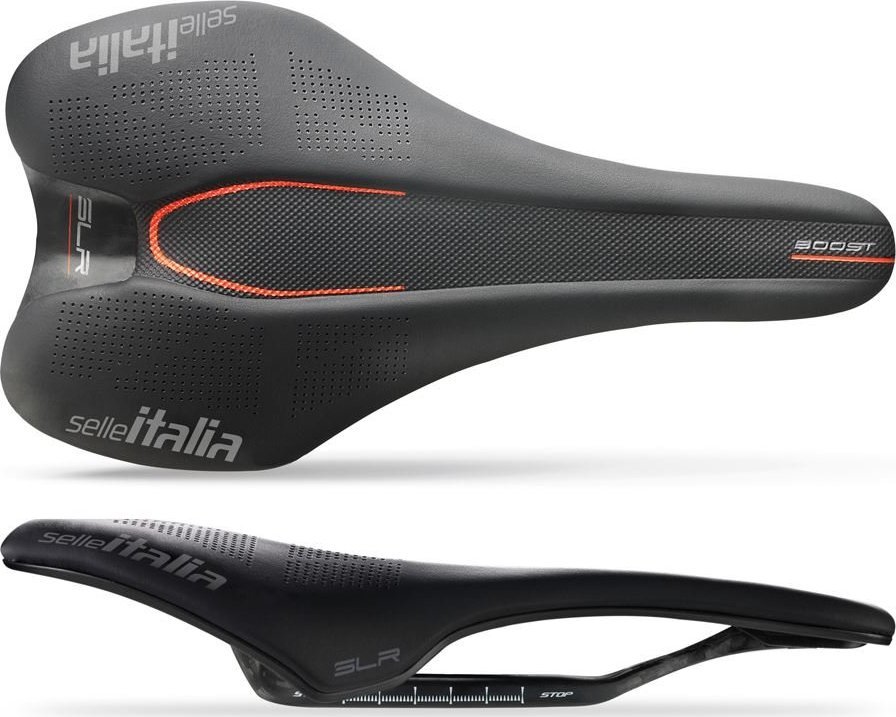Selle Italia Siodło SELLE ITALIA SLR BOOST KIT CARBONIO L (id match - L1) carbon +10mm 7x9, fibra-tek, czarne (DWZ)