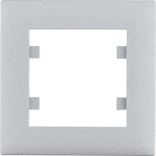 Hager Lumina intense ramka 1-krotna srebrna (WL5512)