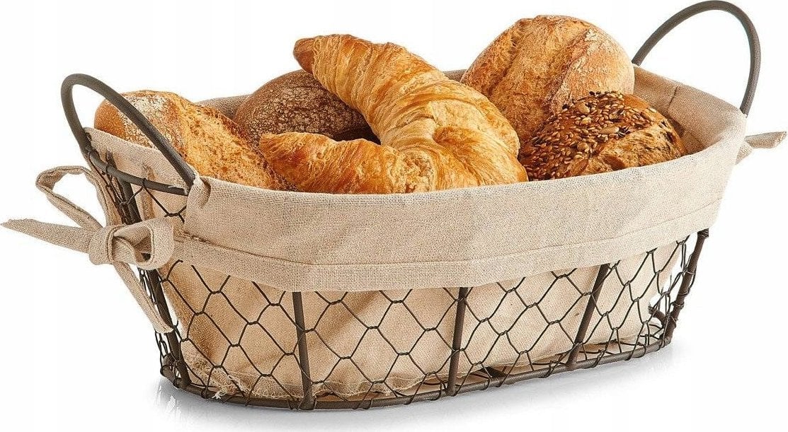 Zeller Koszyk na chleb, pieczywo, owoce COUNTRY STYLE, 30x21x11 cm, ZELLER